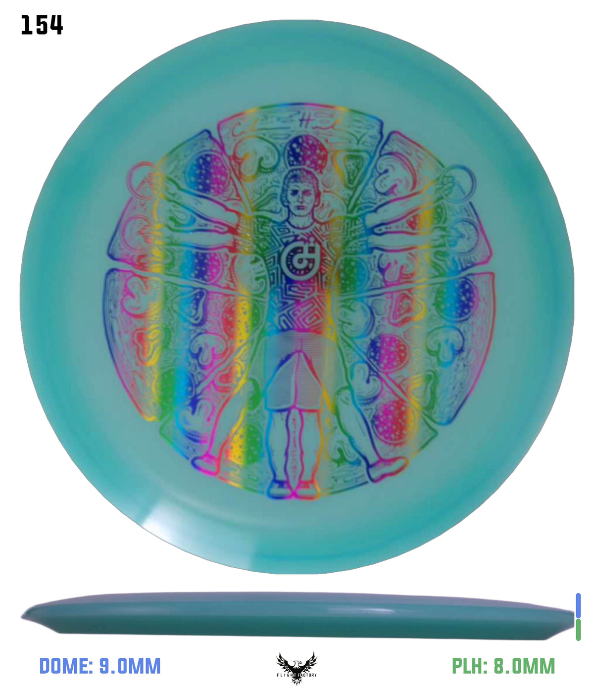 Millennium Quantum Lunar (Glow) Flat Top Vela - Vitruvian Vinny