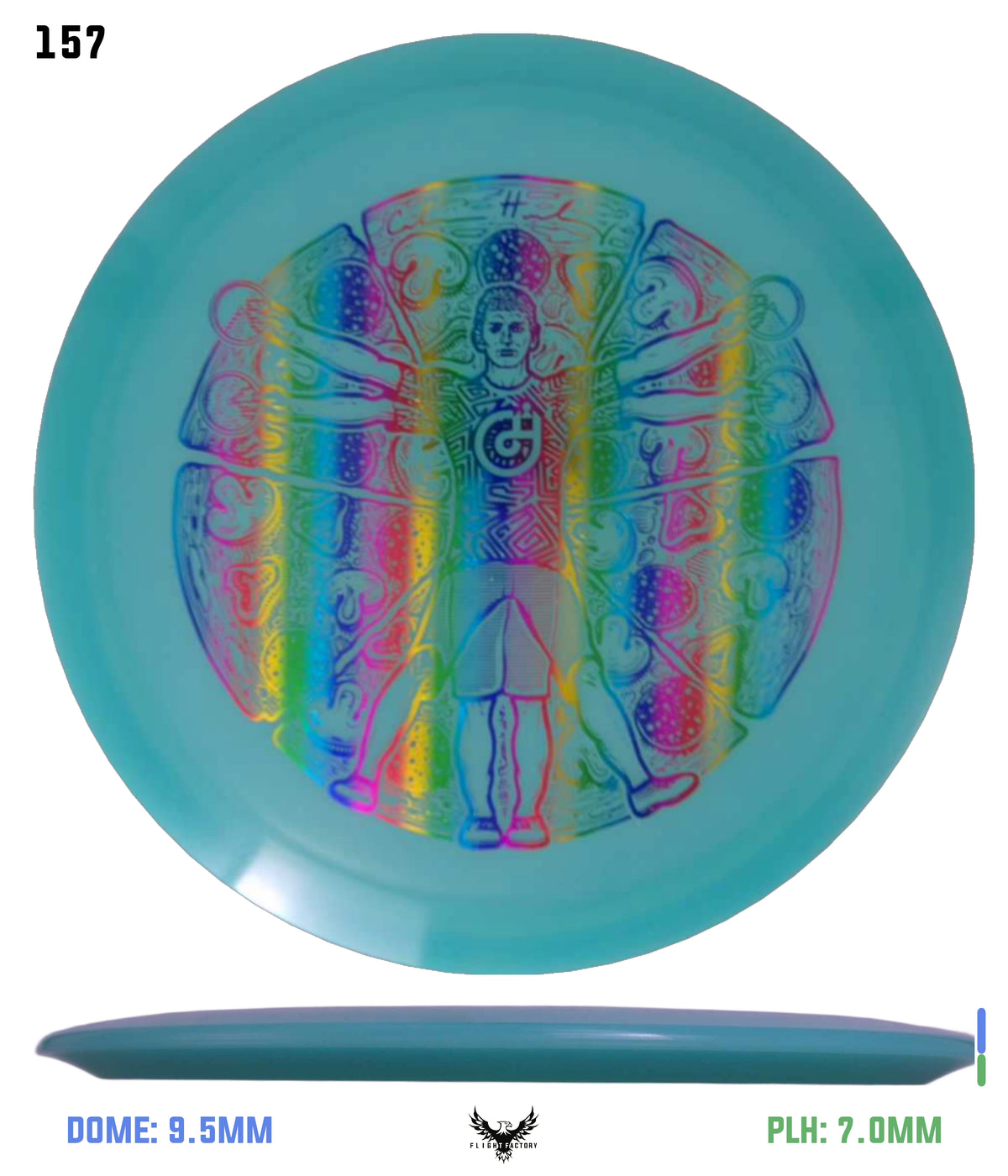 Millennium Quantum Lunar (Glow) Flat Top Vela - Vitruvian Vinny