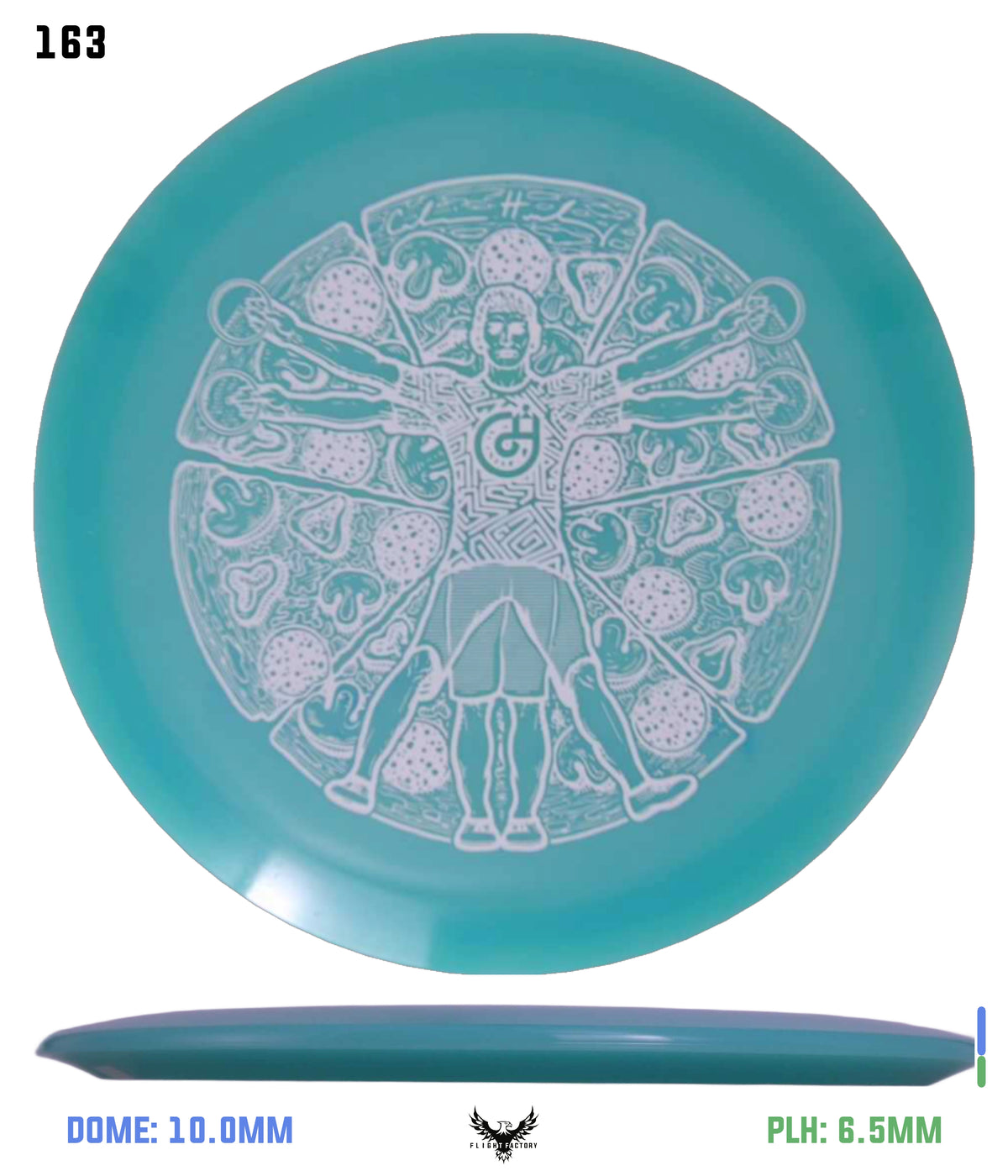 Millennium Quantum Lunar (Glow) Flat Top Vela - Vitruvian Vinny