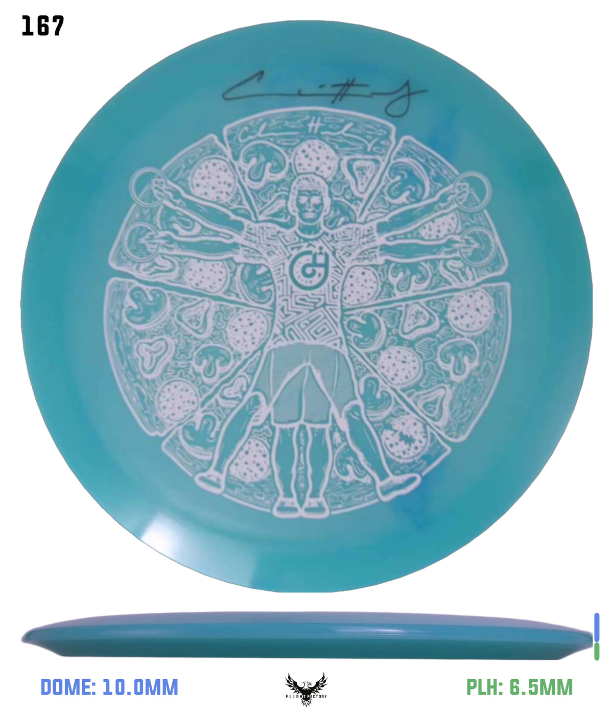 Millennium Quantum Lunar (Glow) Flat Top Vela - Vitruvian Vinny