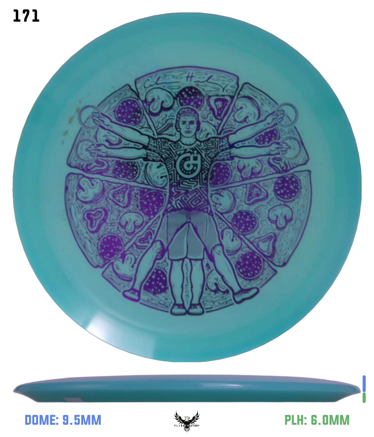 Millennium Quantum Lunar (Glow) Flat Top Vela - Vitruvian Vinny