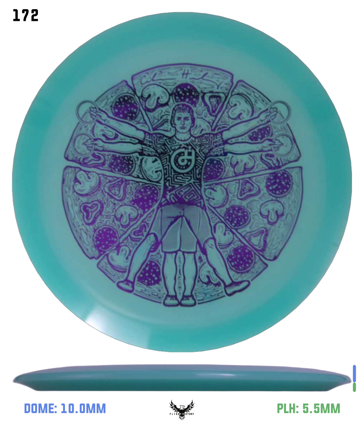 Millennium Quantum Lunar (Glow) Flat Top Vela - Vitruvian Vinny