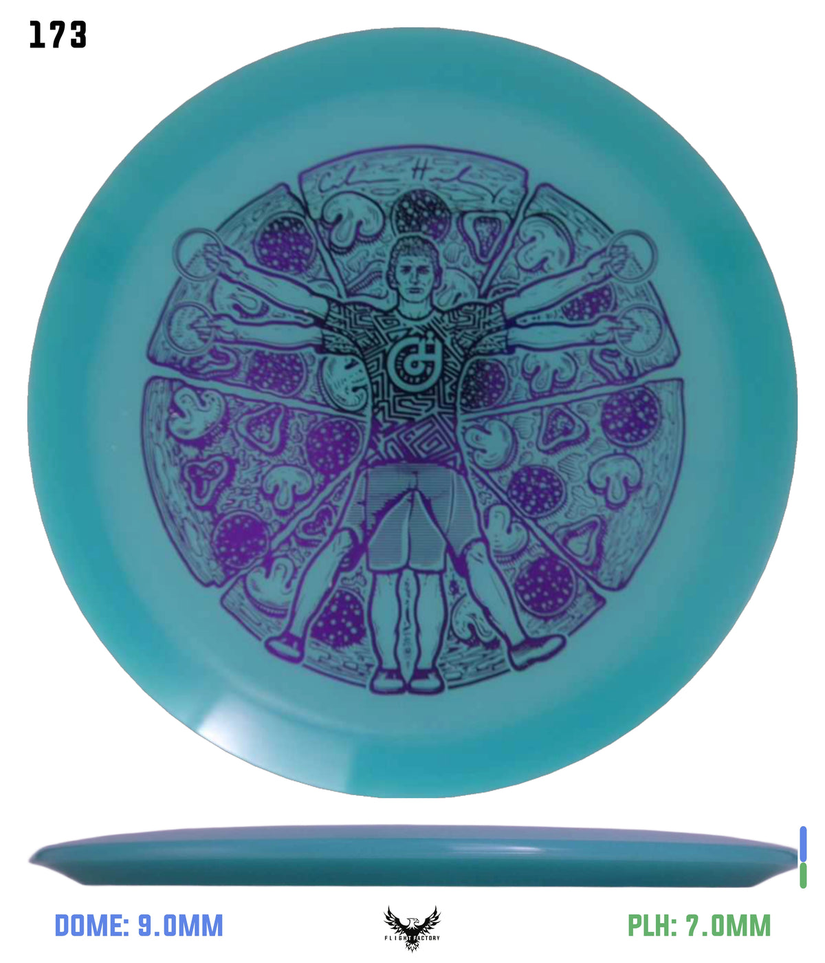 Millennium Quantum Lunar (Glow) Flat Top Vela - Vitruvian Vinny