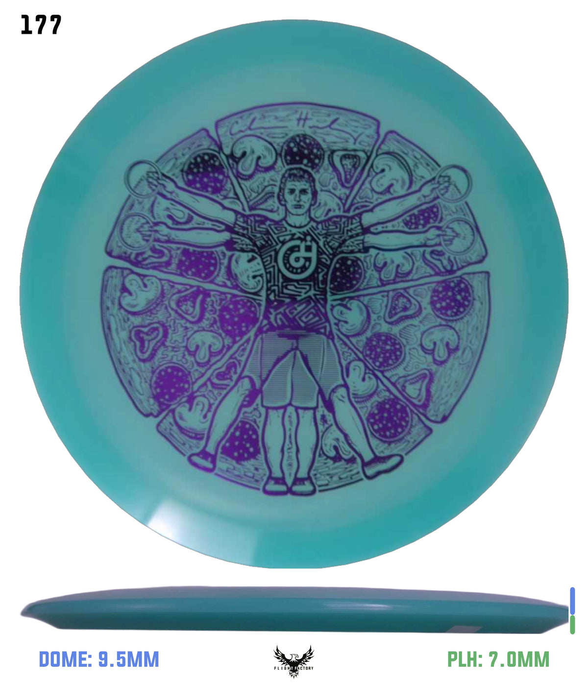 Millennium Quantum Lunar (Glow) Flat Top Vela - Vitruvian Vinny