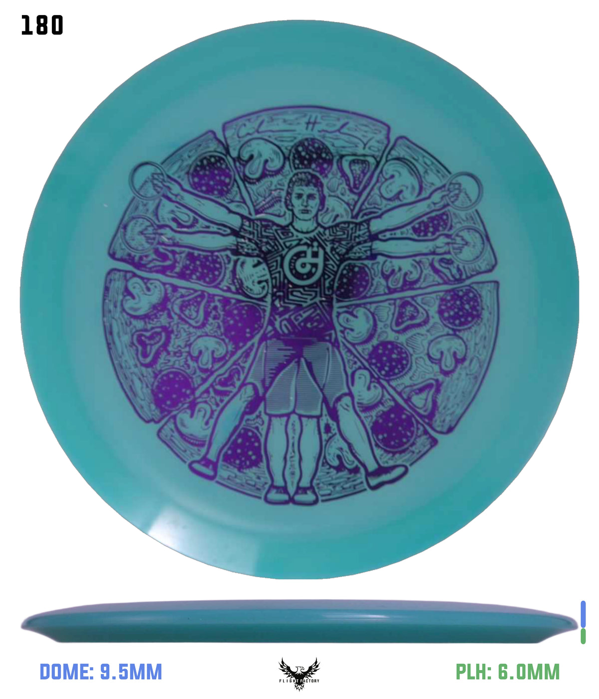 Millennium Quantum Lunar (Glow) Flat Top Vela - Vitruvian Vinny