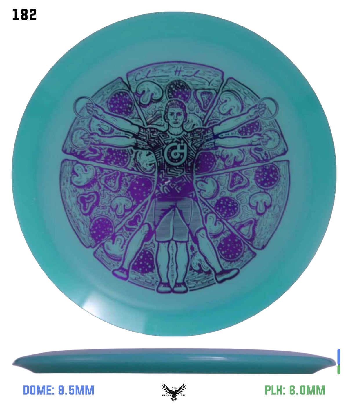 Millennium Quantum Lunar (Glow) Flat Top Vela - Vitruvian Vinny