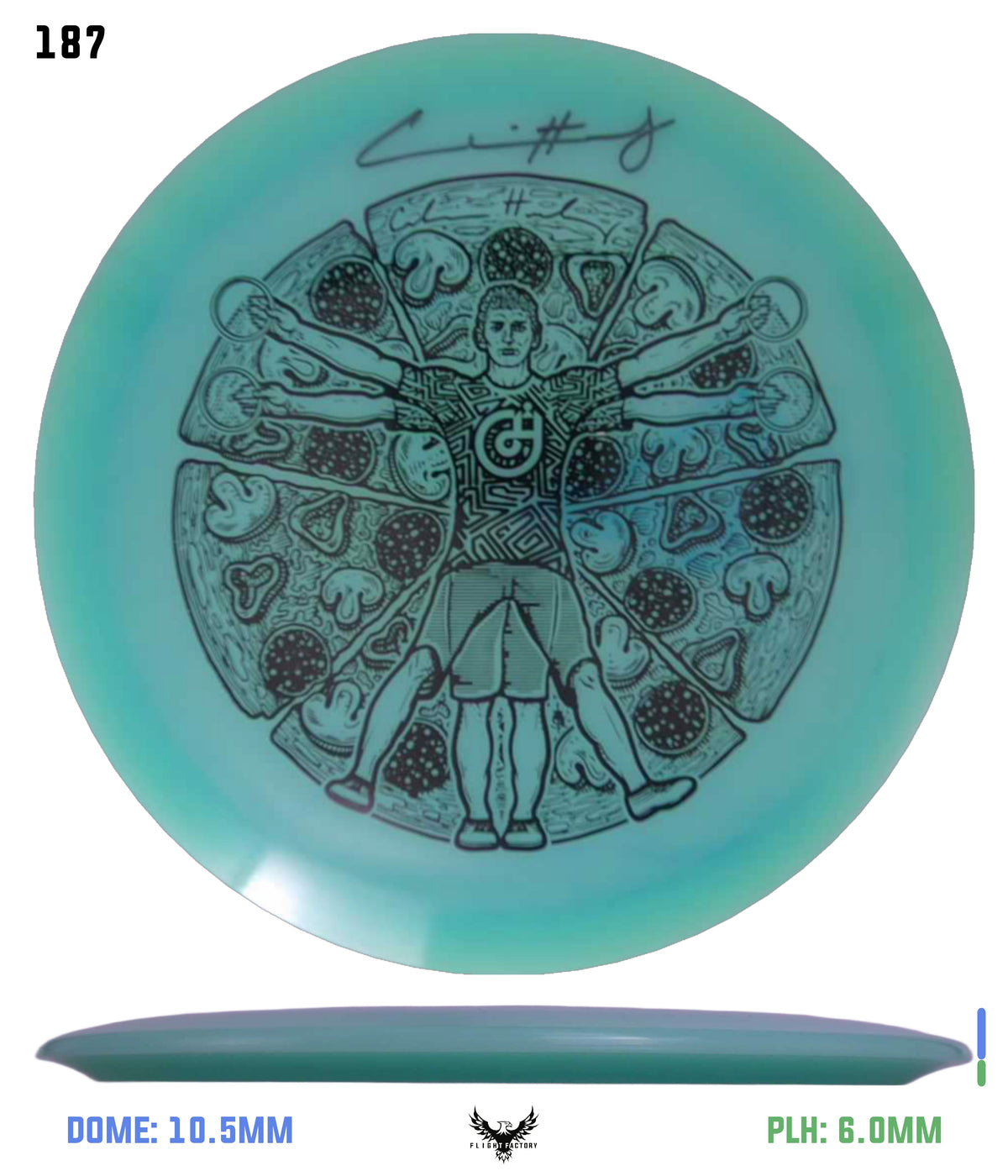 Millennium Quantum Lunar (Glow) Flat Top Vela - Vitruvian Vinny