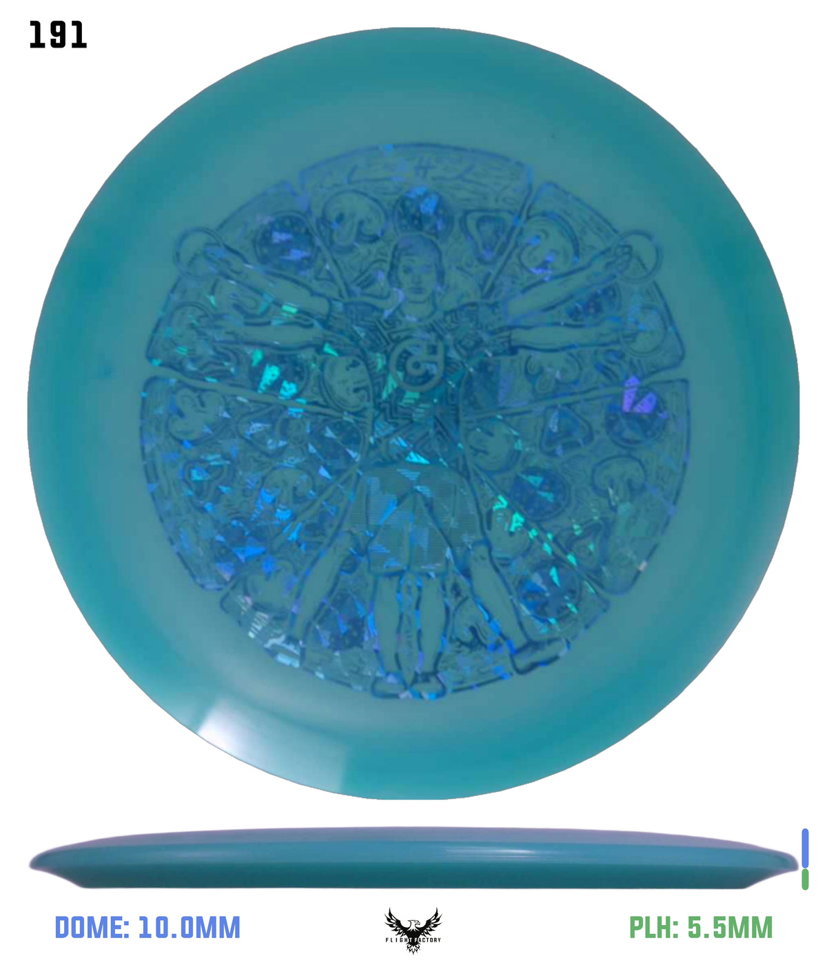 Millennium Quantum Lunar (Glow) Flat Top Vela - Vitruvian Vinny