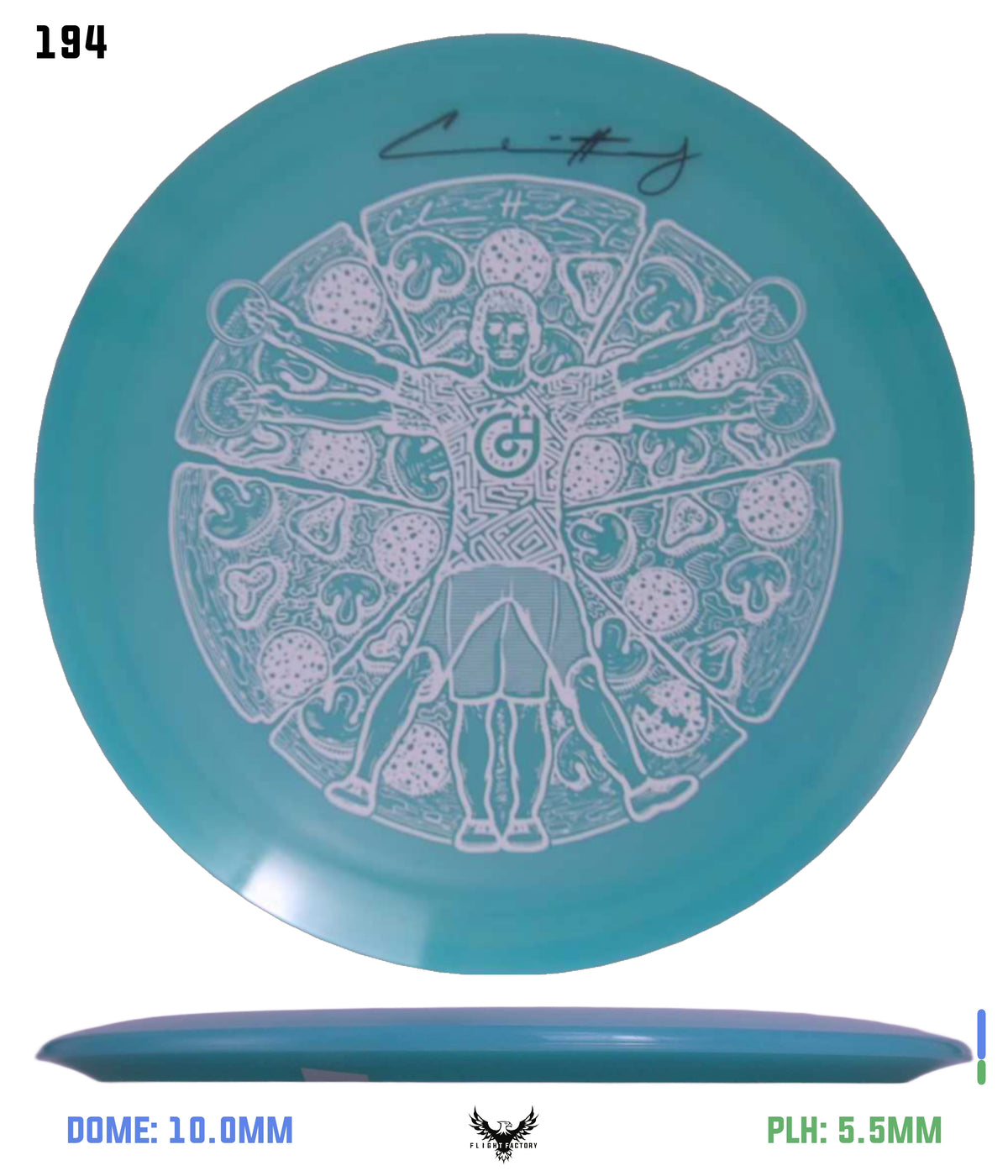 Millennium Quantum Lunar (Glow) Flat Top Vela - Vitruvian Vinny