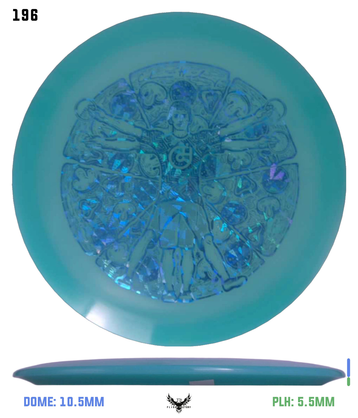 Millennium Quantum Lunar (Glow) Flat Top Vela - Vitruvian Vinny