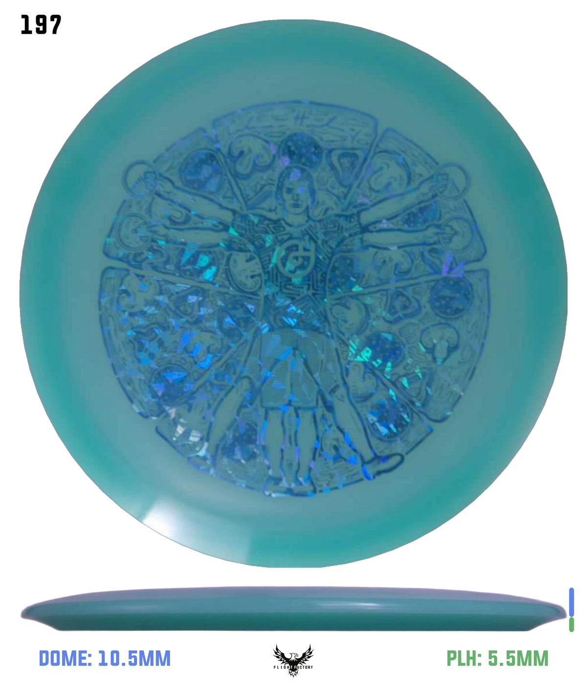 Millennium Quantum Lunar (Glow) Flat Top Vela - Vitruvian Vinny