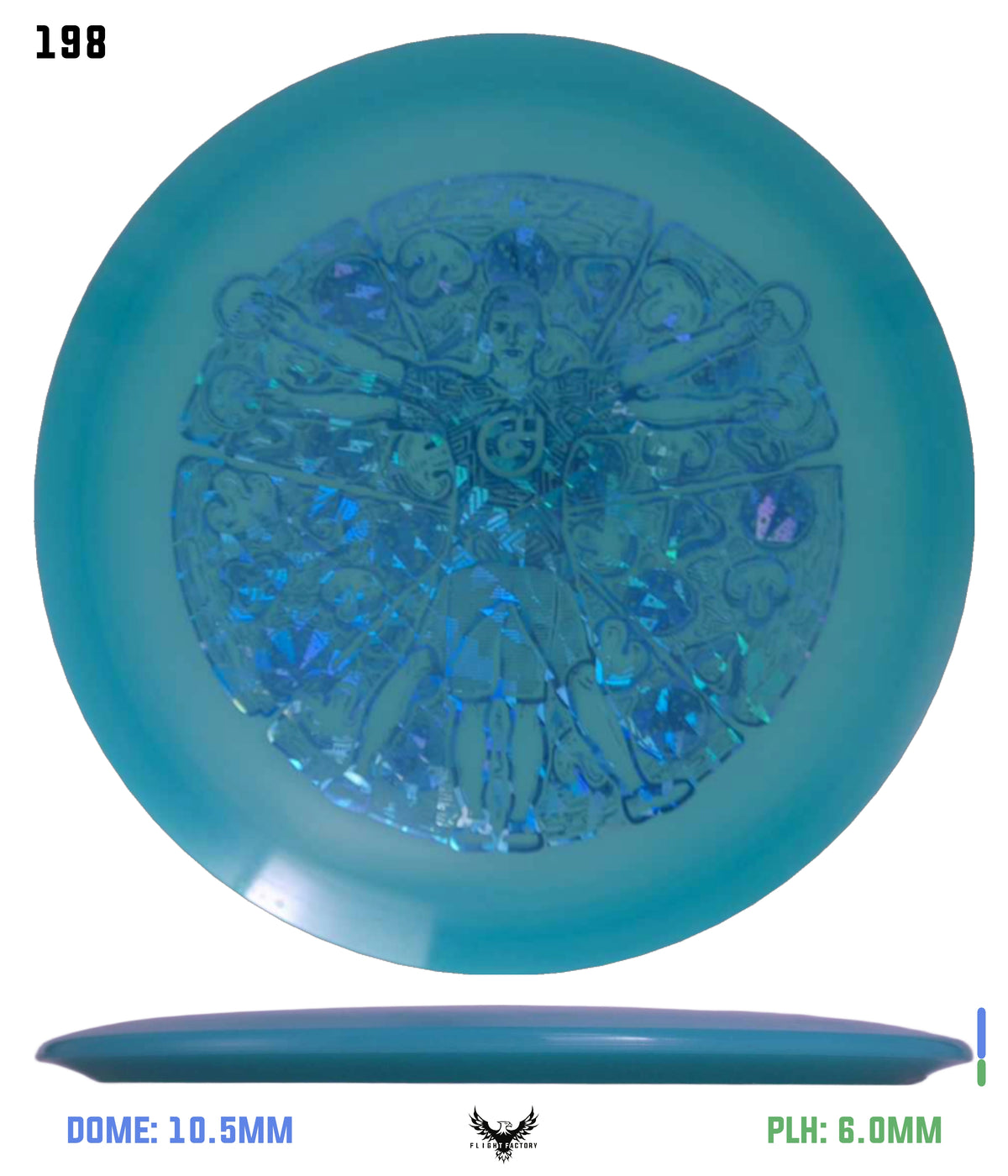 Millennium Quantum Lunar (Glow) Flat Top Vela - Vitruvian Vinny