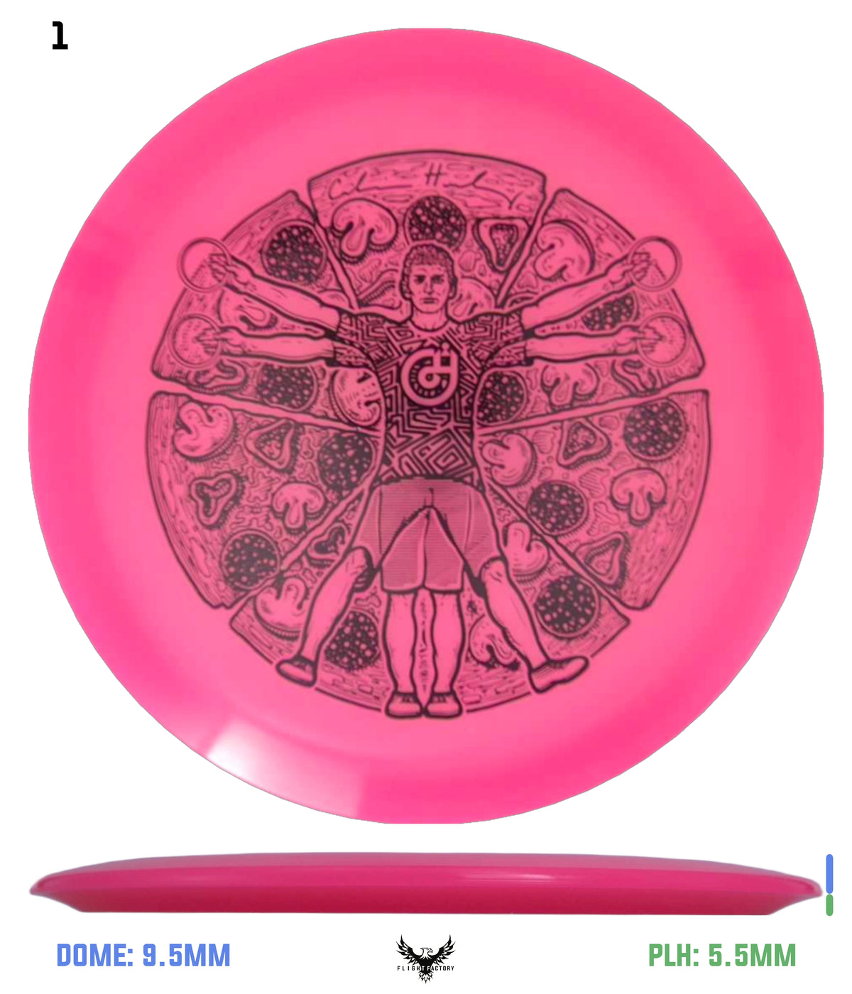 Millennium Quantum Lunar (Glow) Flat Top Vela - Vitruvian Vinny