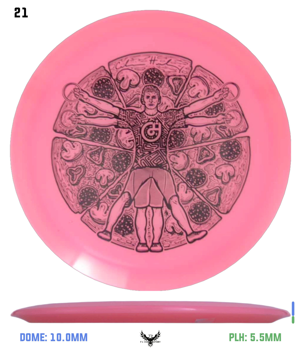 Millennium Quantum Lunar (Glow) Flat Top Vela - Vitruvian Vinny