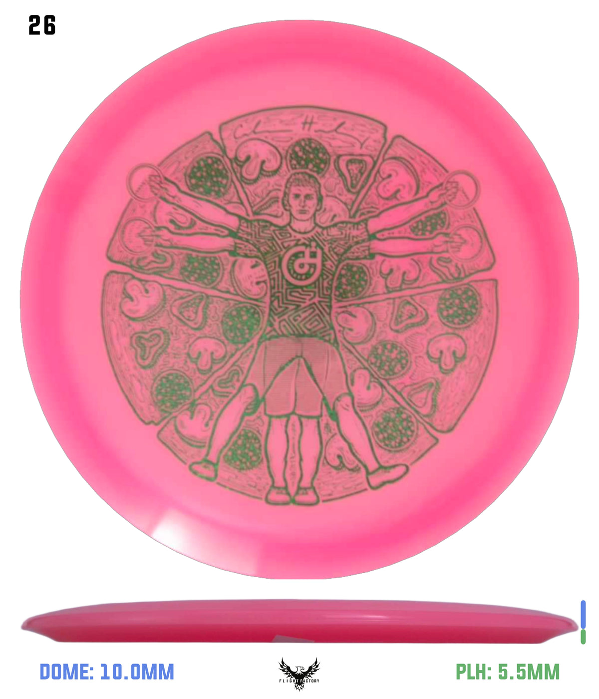 Millennium Quantum Lunar (Glow) Flat Top Vela - Vitruvian Vinny