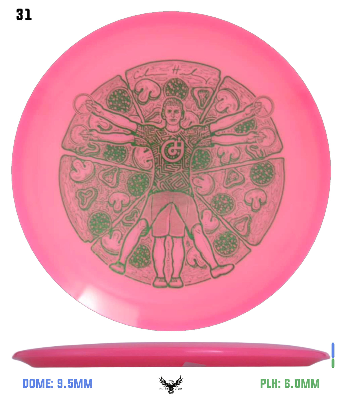 Millennium Quantum Lunar (Glow) Flat Top Vela - Vitruvian Vinny