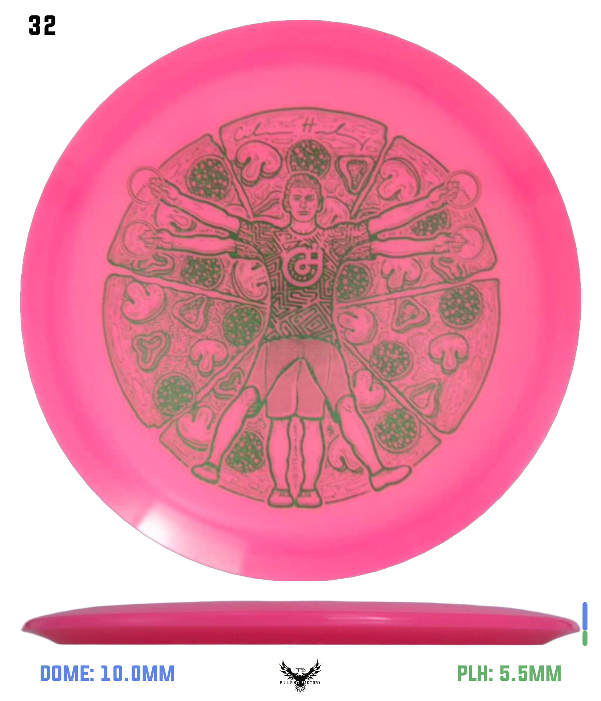 Millennium Quantum Lunar (Glow) Flat Top Vela - Vitruvian Vinny