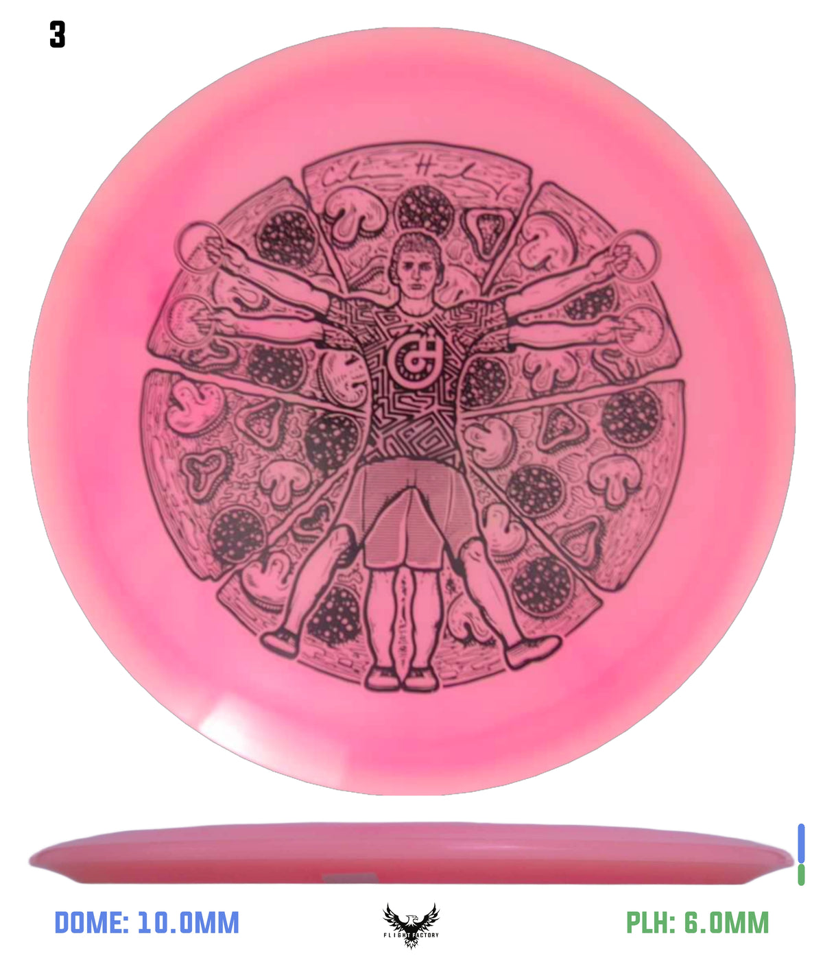 Millennium Quantum Lunar (Glow) Flat Top Vela - Vitruvian Vinny