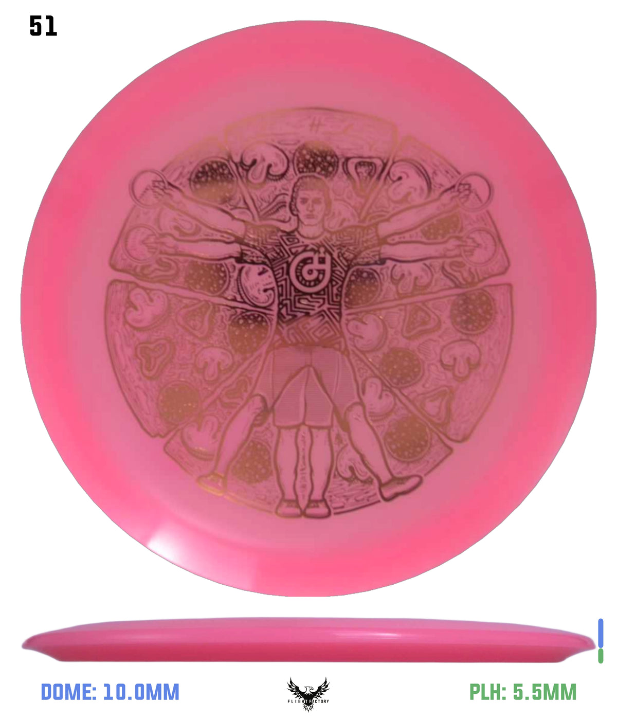 Millennium Quantum Lunar (Glow) Flat Top Vela - Vitruvian Vinny