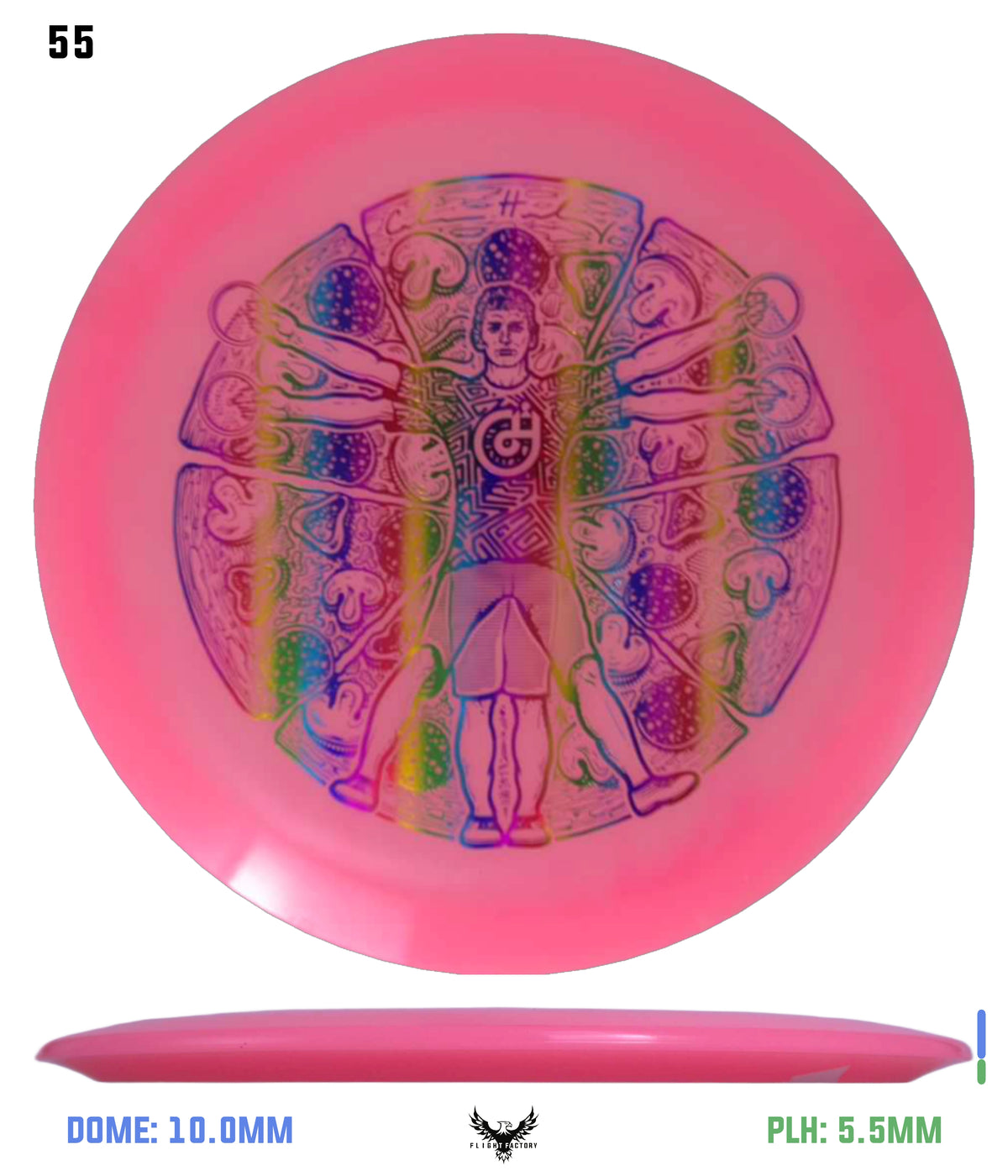 Millennium Quantum Lunar (Glow) Flat Top Vela - Vitruvian Vinny
