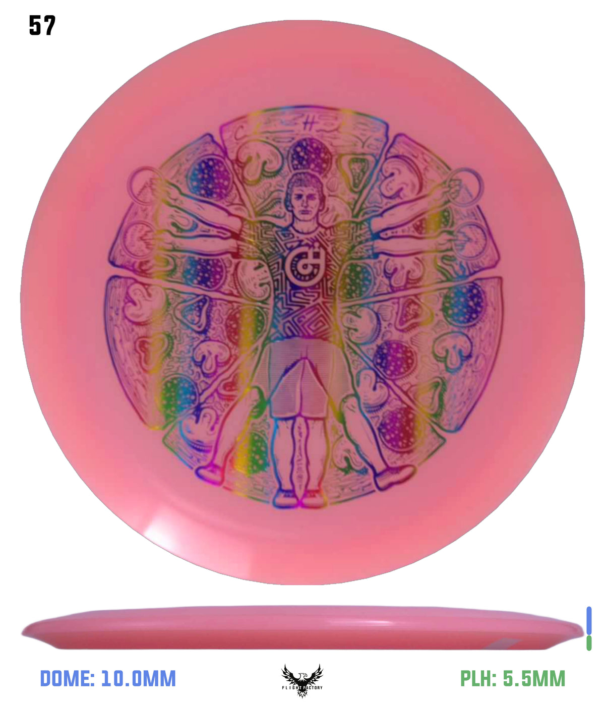 Millennium Quantum Lunar (Glow) Flat Top Vela - Vitruvian Vinny