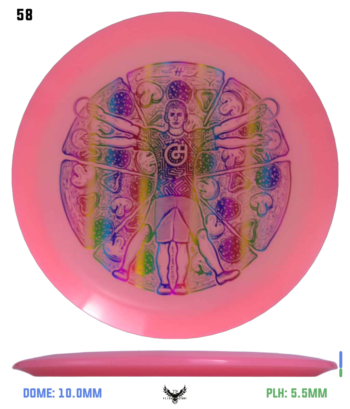 Millennium Quantum Lunar (Glow) Flat Top Vela - Vitruvian Vinny