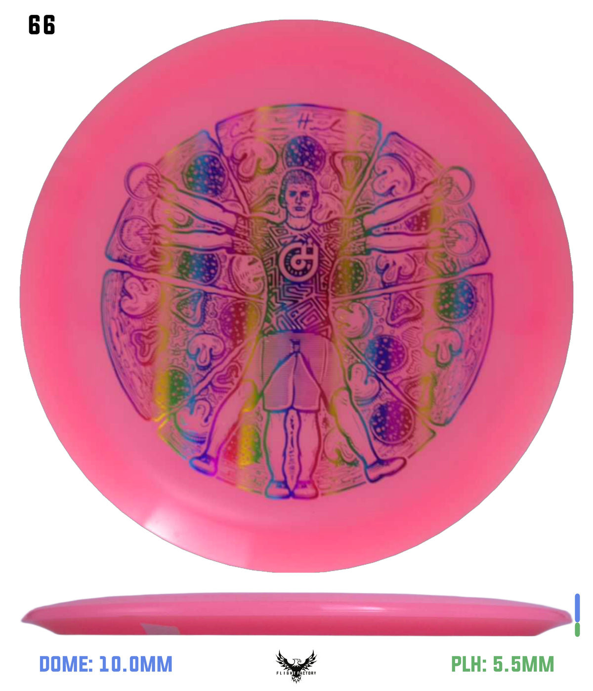 Millennium Quantum Lunar (Glow) Flat Top Vela - Vitruvian Vinny