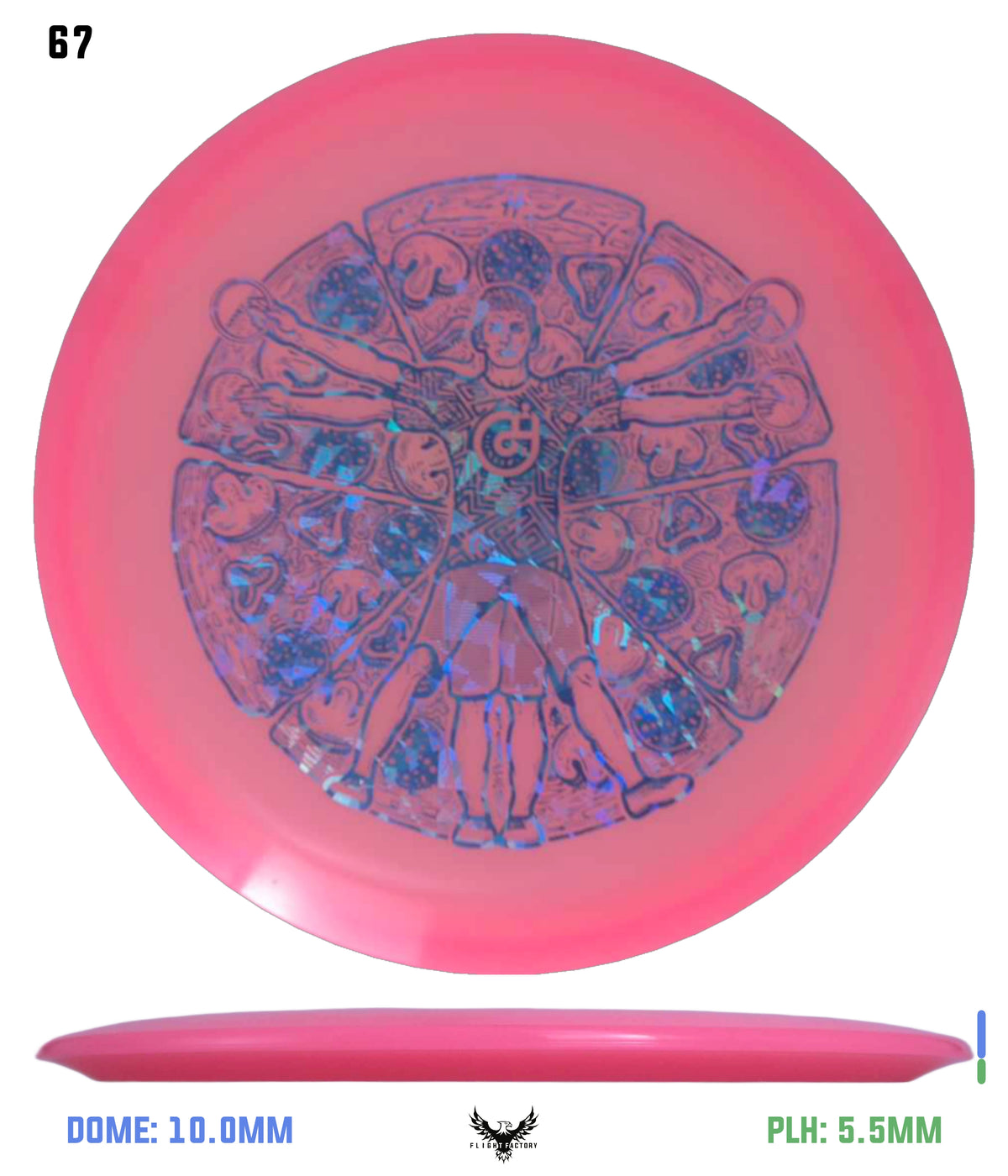 Millennium Quantum Lunar (Glow) Flat Top Vela - Vitruvian Vinny