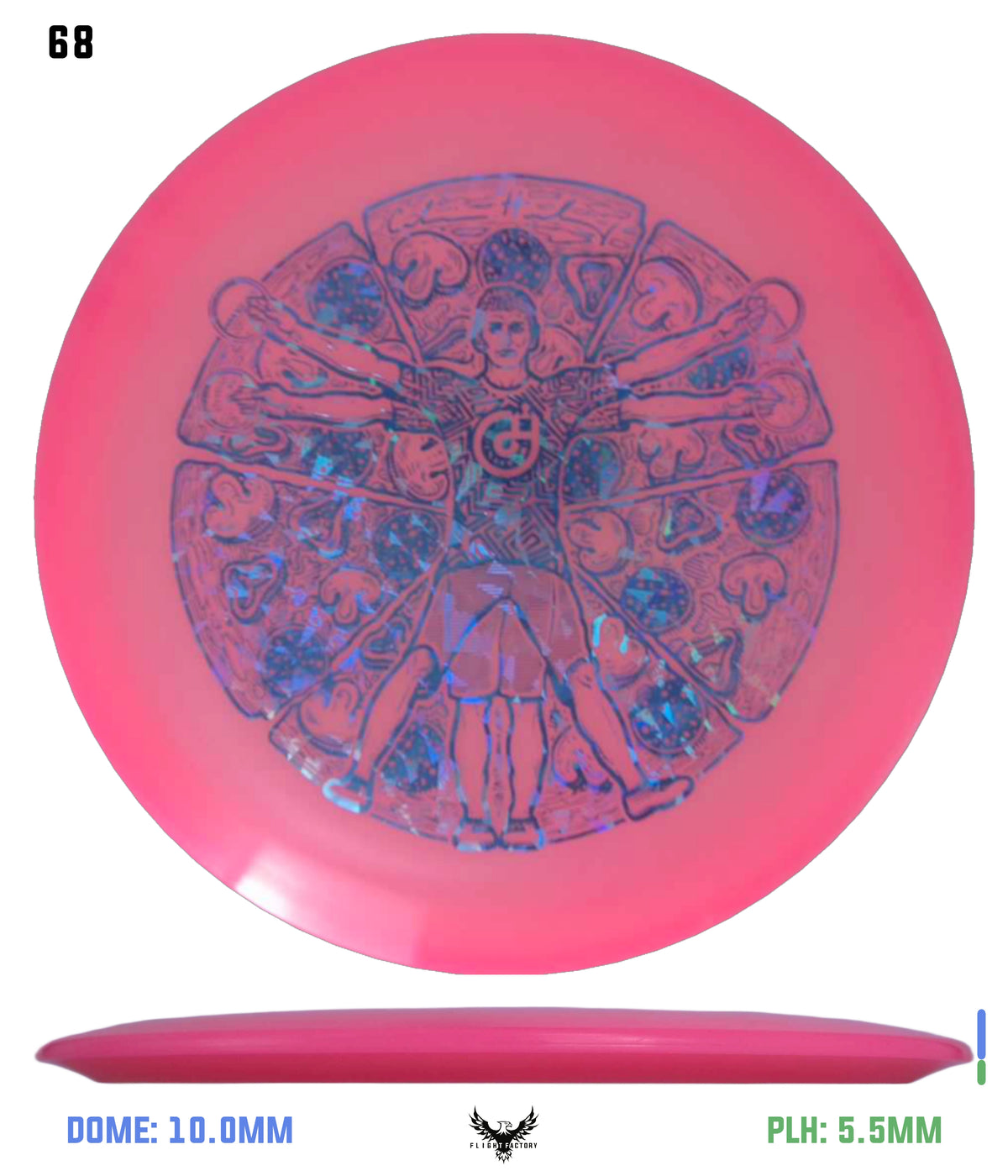 Millennium Quantum Lunar (Glow) Flat Top Vela - Vitruvian Vinny