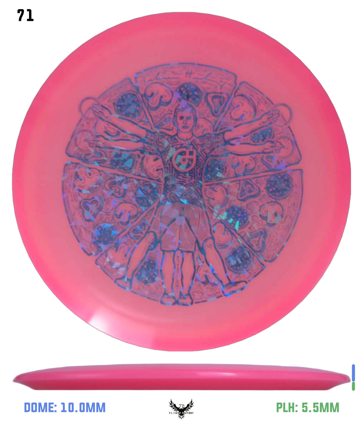 Millennium Quantum Lunar (Glow) Flat Top Vela - Vitruvian Vinny