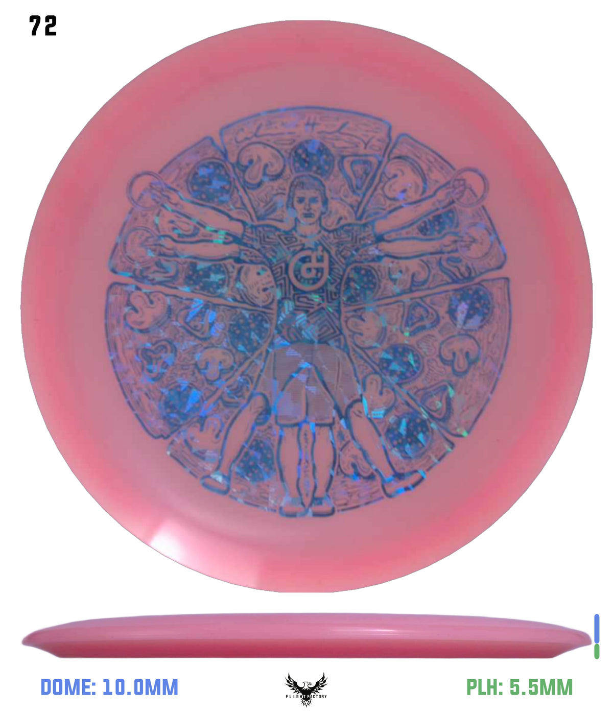 Millennium Quantum Lunar (Glow) Flat Top Vela - Vitruvian Vinny