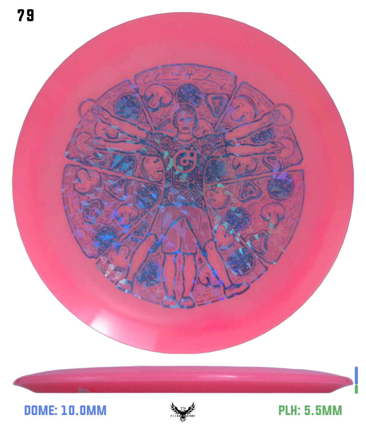 Millennium Quantum Lunar (Glow) Flat Top Vela - Vitruvian Vinny