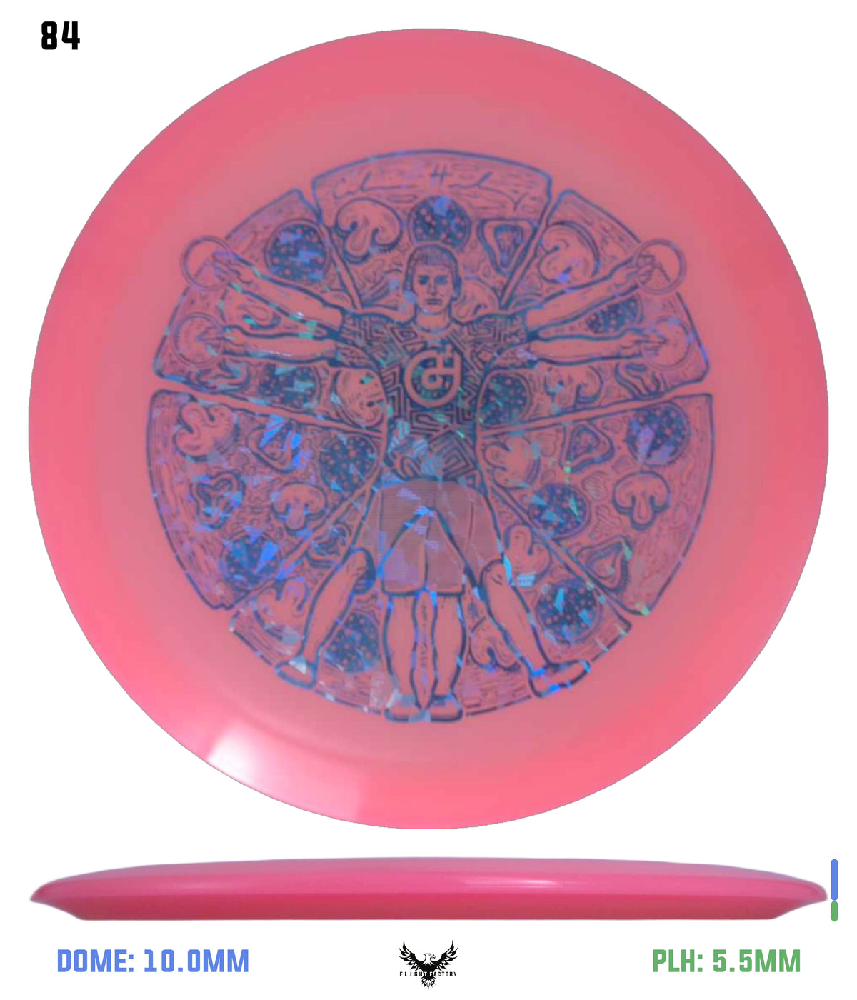 Millennium Quantum Lunar (Glow) Flat Top Vela - Vitruvian Vinny