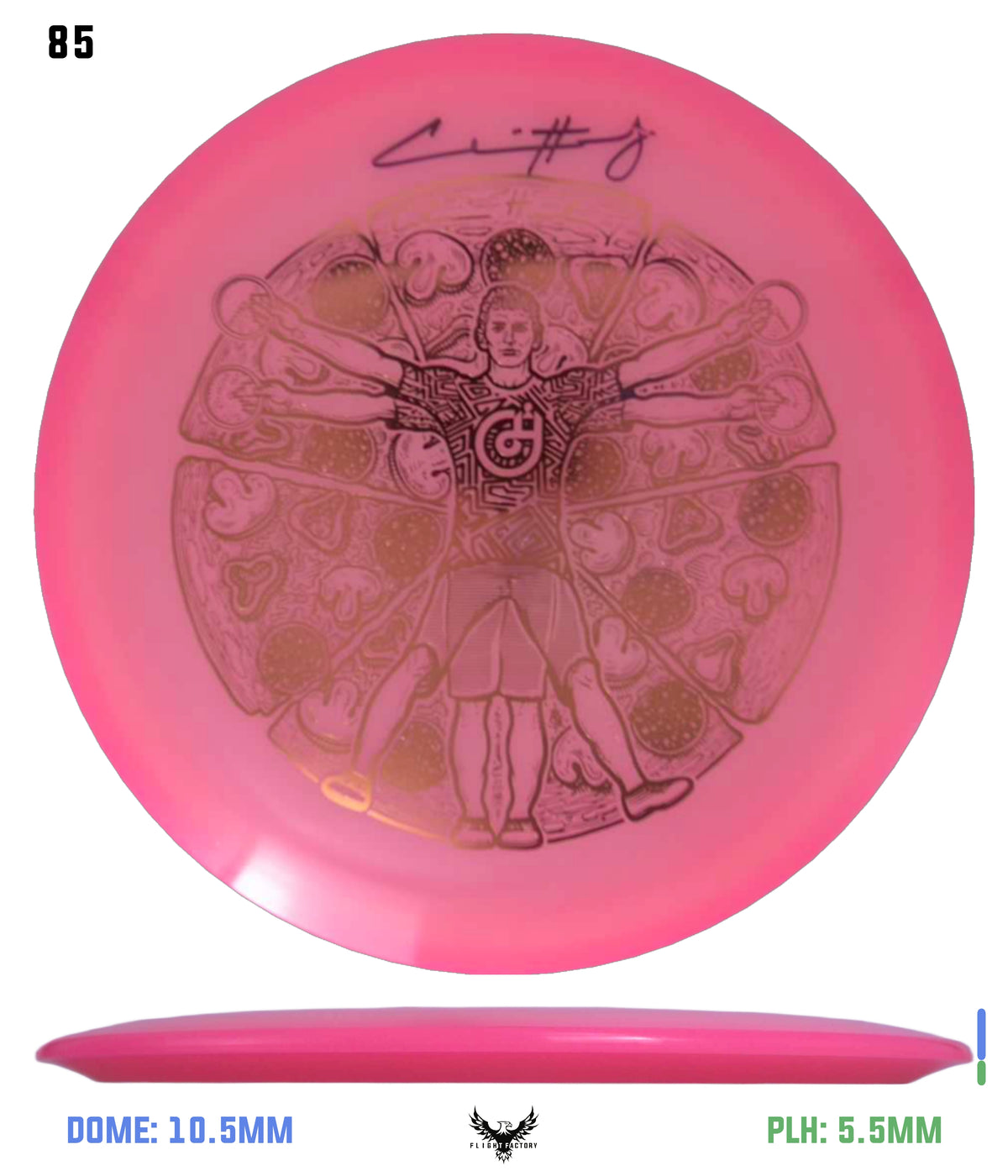 Millennium Quantum Lunar (Glow) Flat Top Vela - Vitruvian Vinny