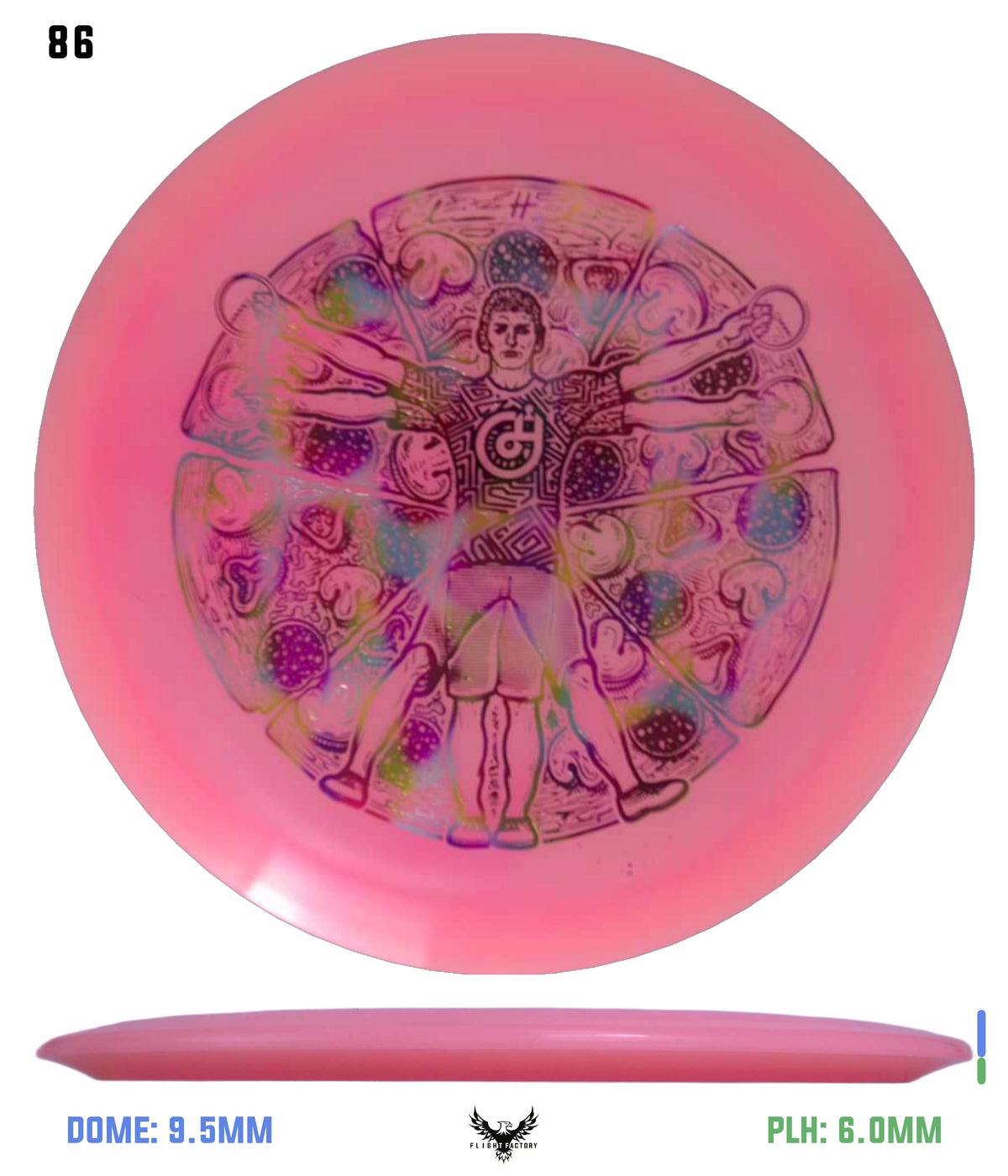 Millennium Quantum Lunar (Glow) Flat Top Vela - Vitruvian Vinny