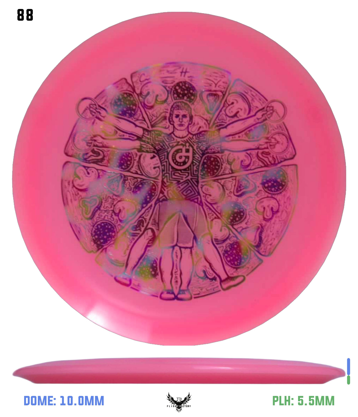 Millennium Quantum Lunar (Glow) Flat Top Vela - Vitruvian Vinny