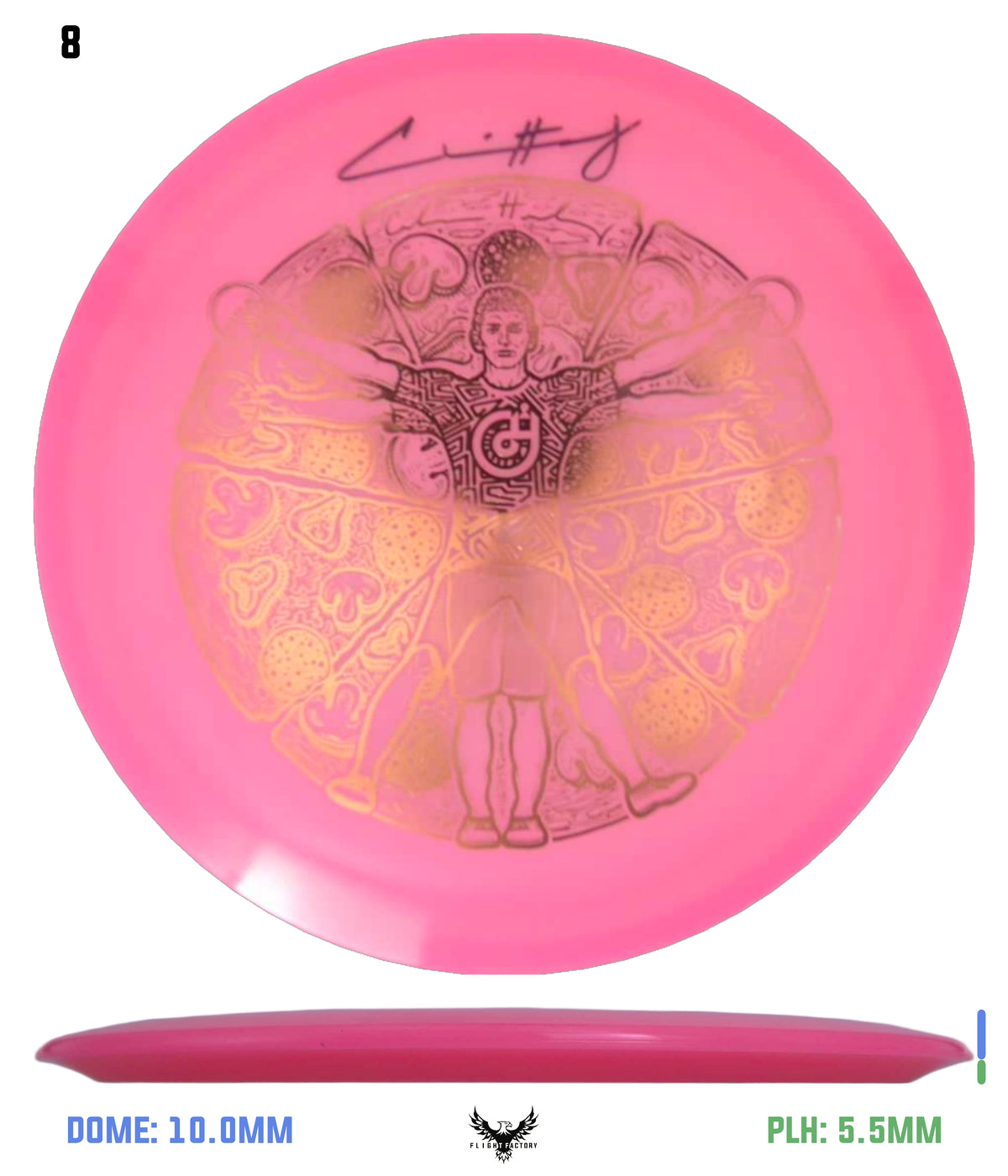 Millennium Quantum Lunar (Glow) Flat Top Vela - Vitruvian Vinny