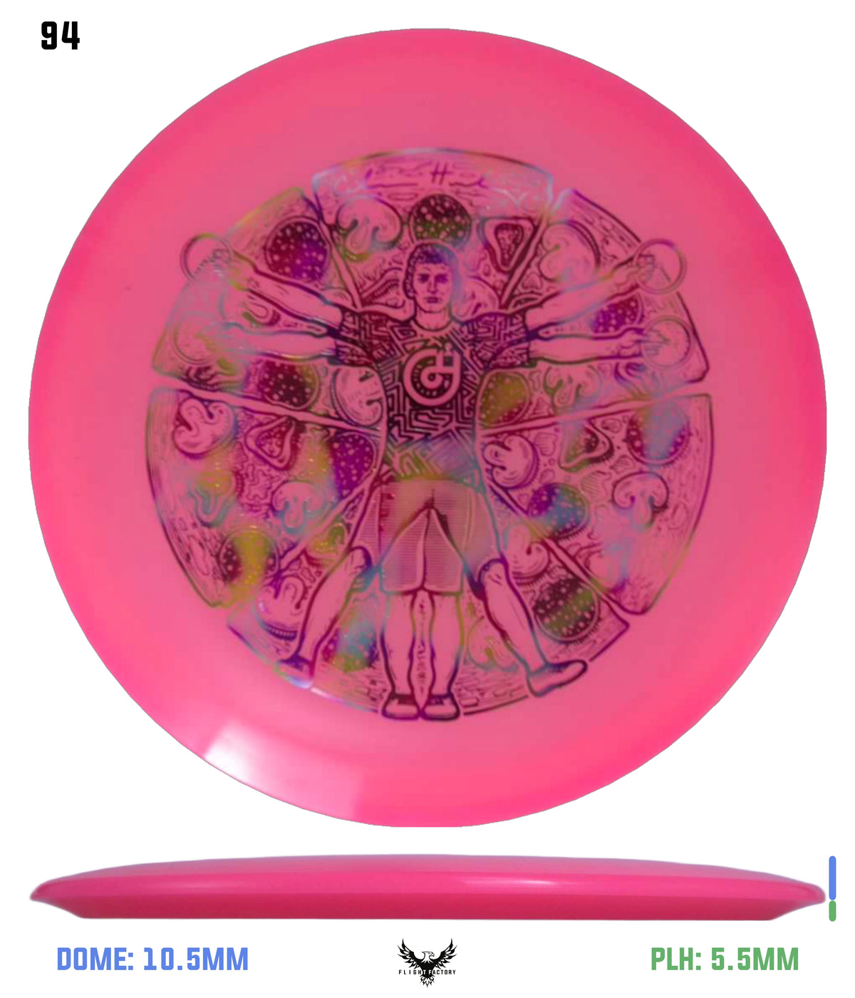 Millennium Quantum Lunar (Glow) Flat Top Vela - Vitruvian Vinny