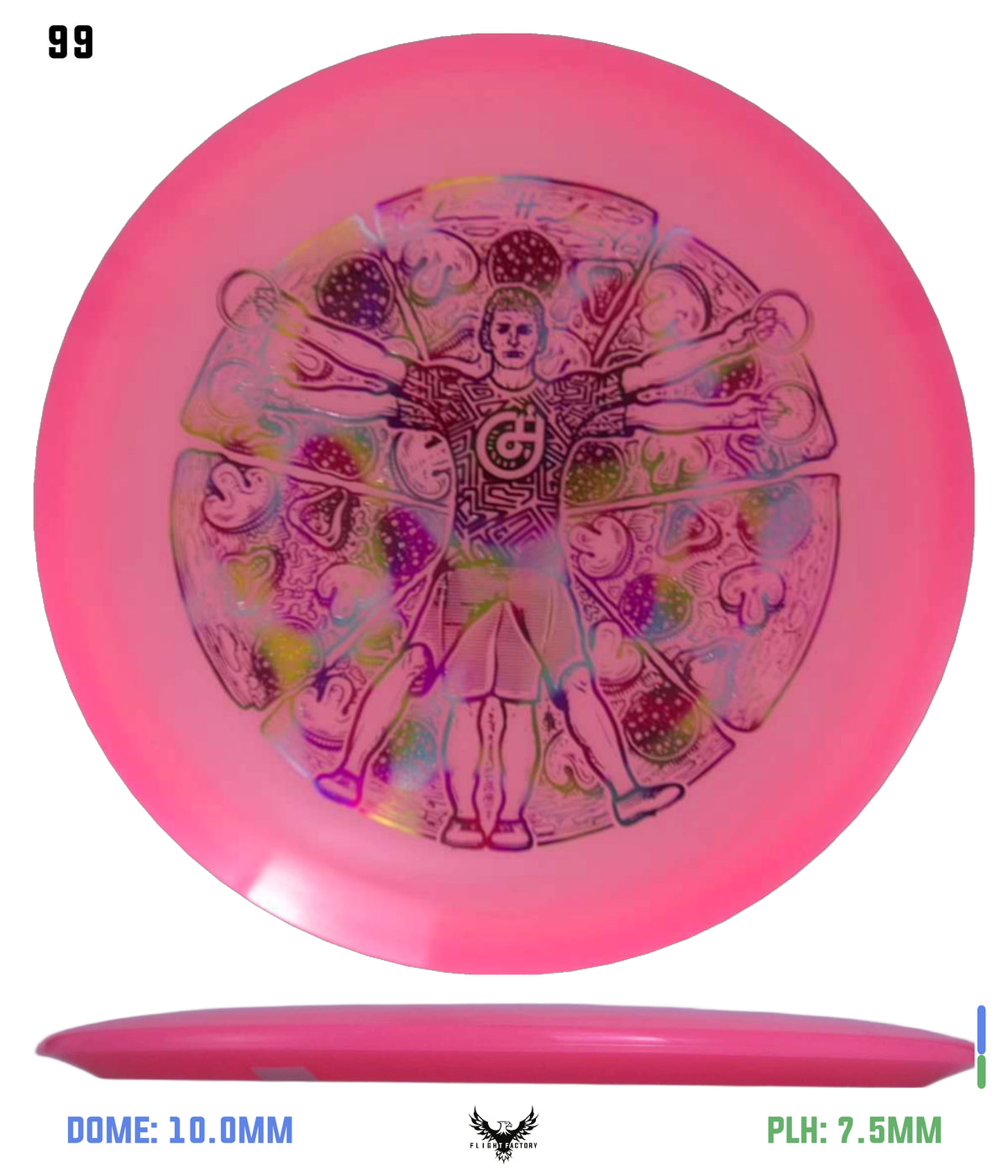 Millennium Quantum Lunar (Glow) Flat Top Vela - Vitruvian Vinny