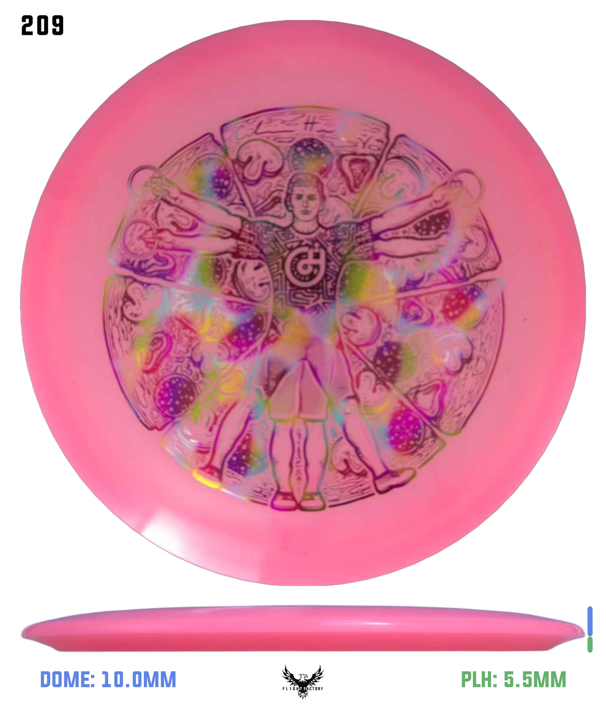 Millennium Quantum Lunar (Glow) Flat Top Vela - Vitruvian Vinny