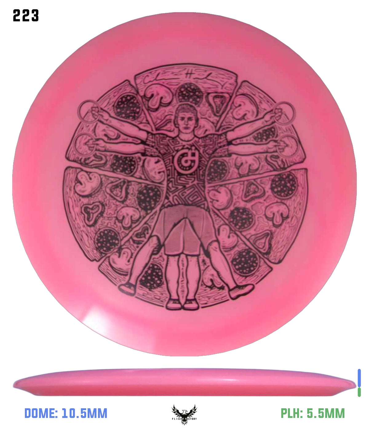 Millennium Quantum Lunar (Glow) Flat Top Vela - Vitruvian Vinny