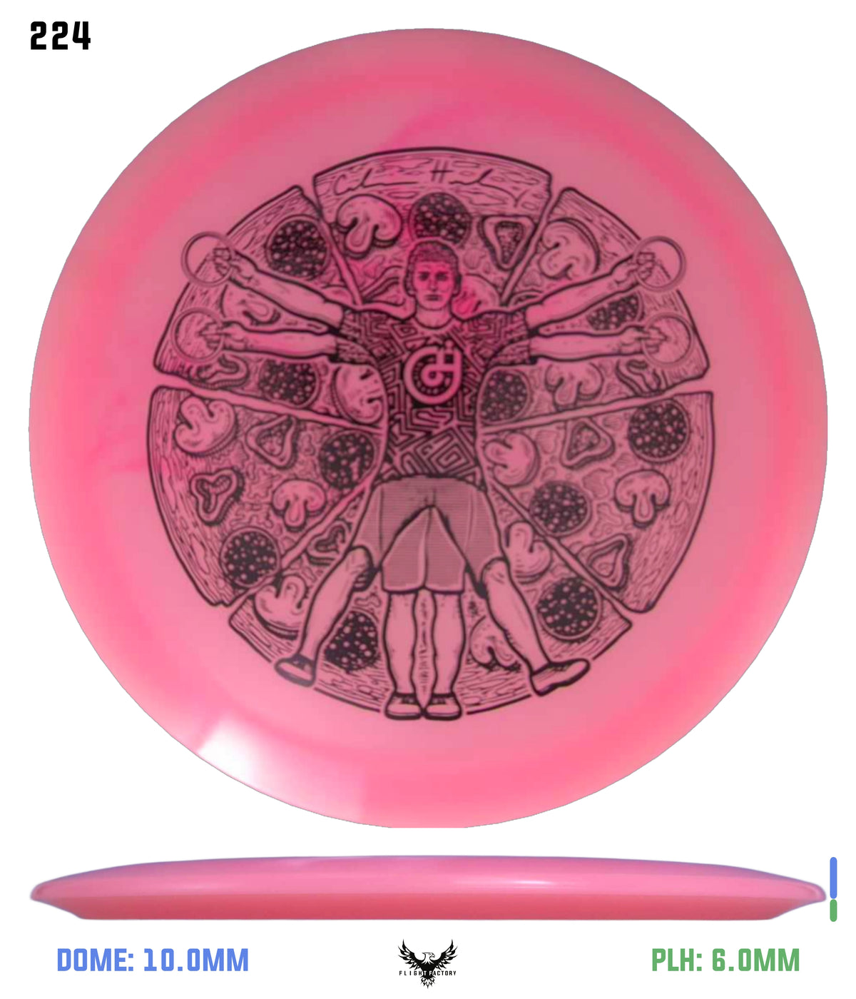 Millennium Quantum Lunar (Glow) Flat Top Vela - Vitruvian Vinny