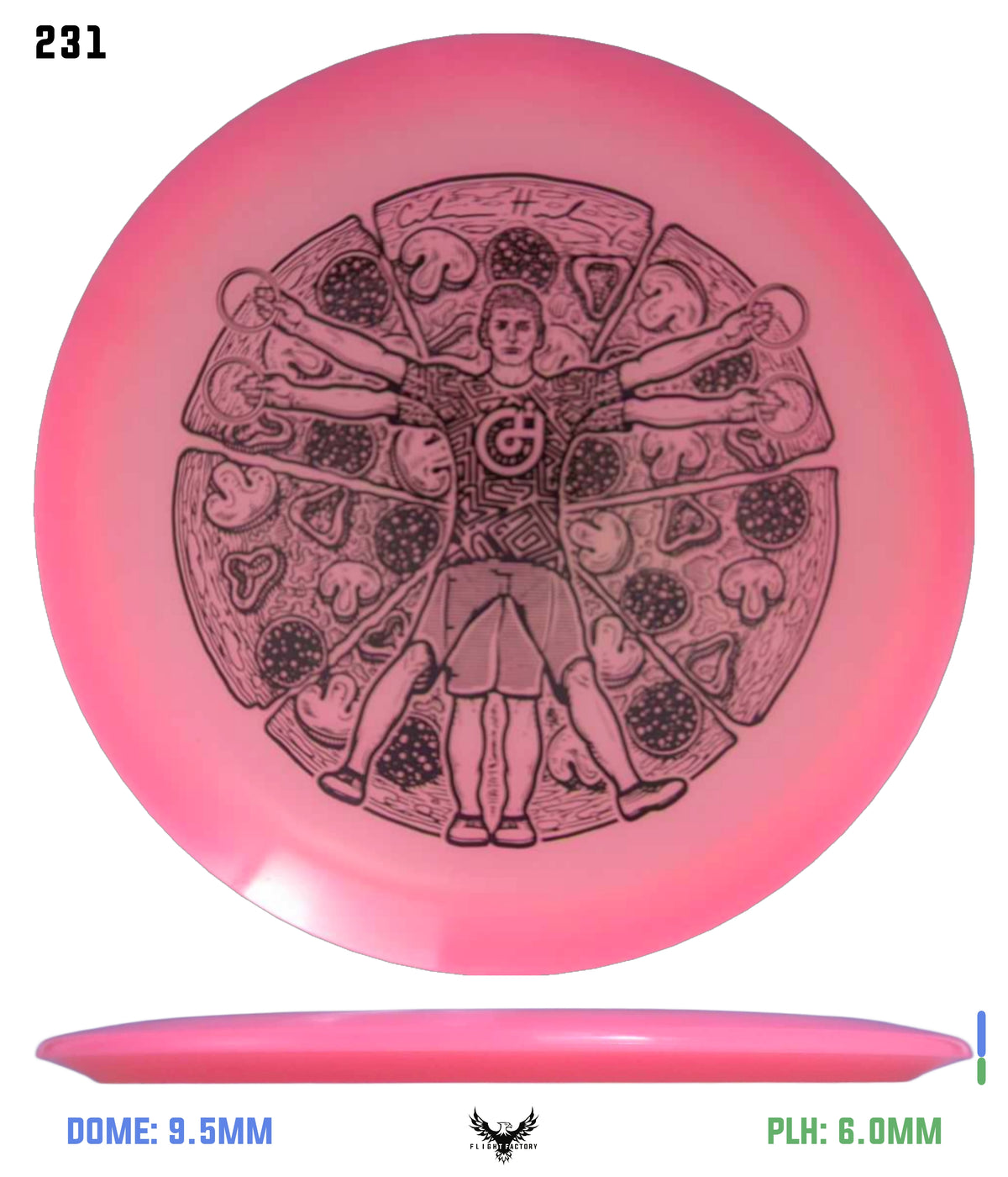 Millennium Quantum Lunar (Glow) Flat Top Vela - Vitruvian Vinny