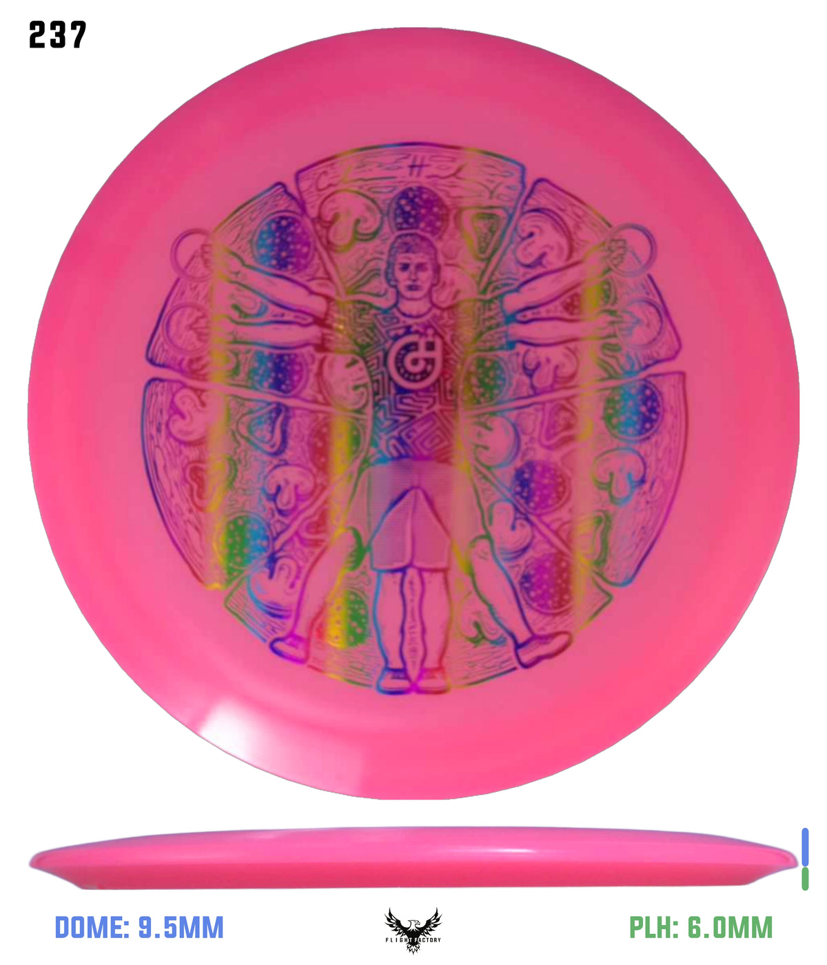 Millennium Quantum Lunar (Glow) Flat Top Vela - Vitruvian Vinny