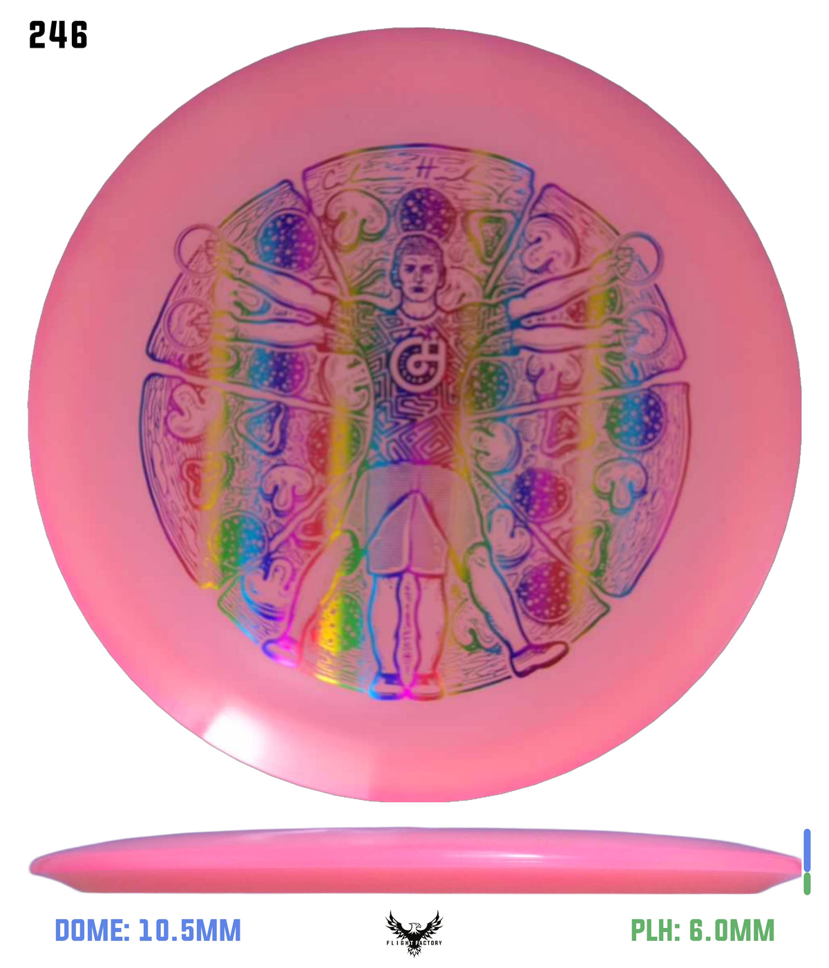 Millennium Quantum Lunar (Glow) Flat Top Vela - Vitruvian Vinny