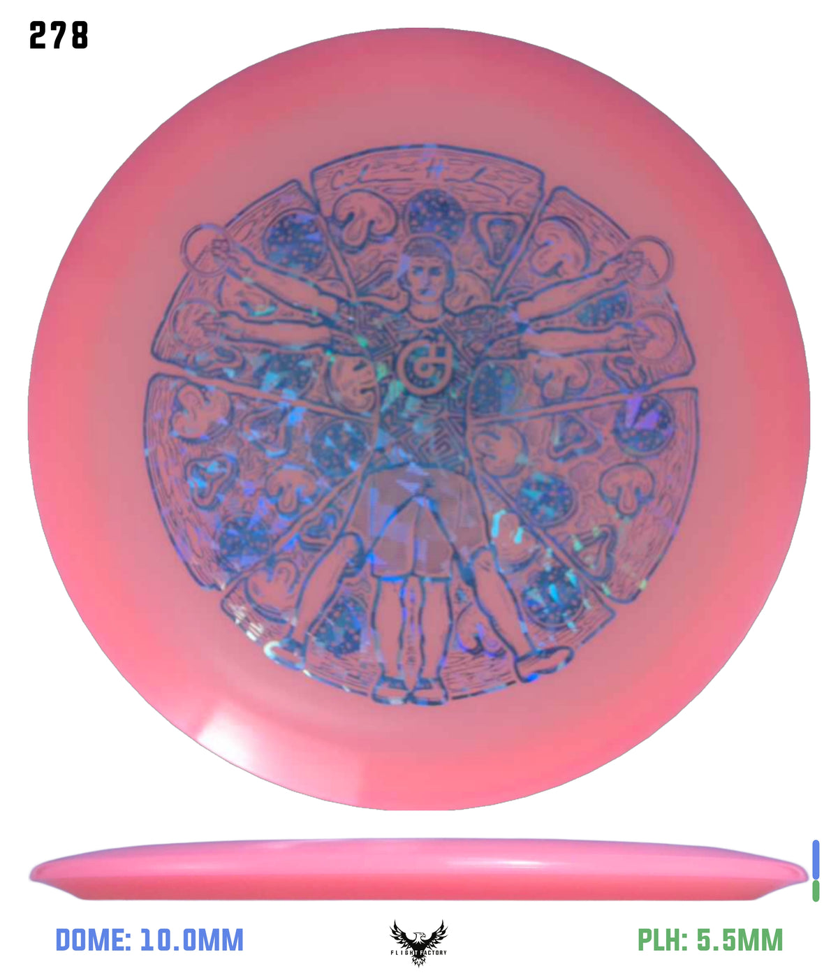 Millennium Quantum Lunar (Glow) Flat Top Vela - Vitruvian Vinny