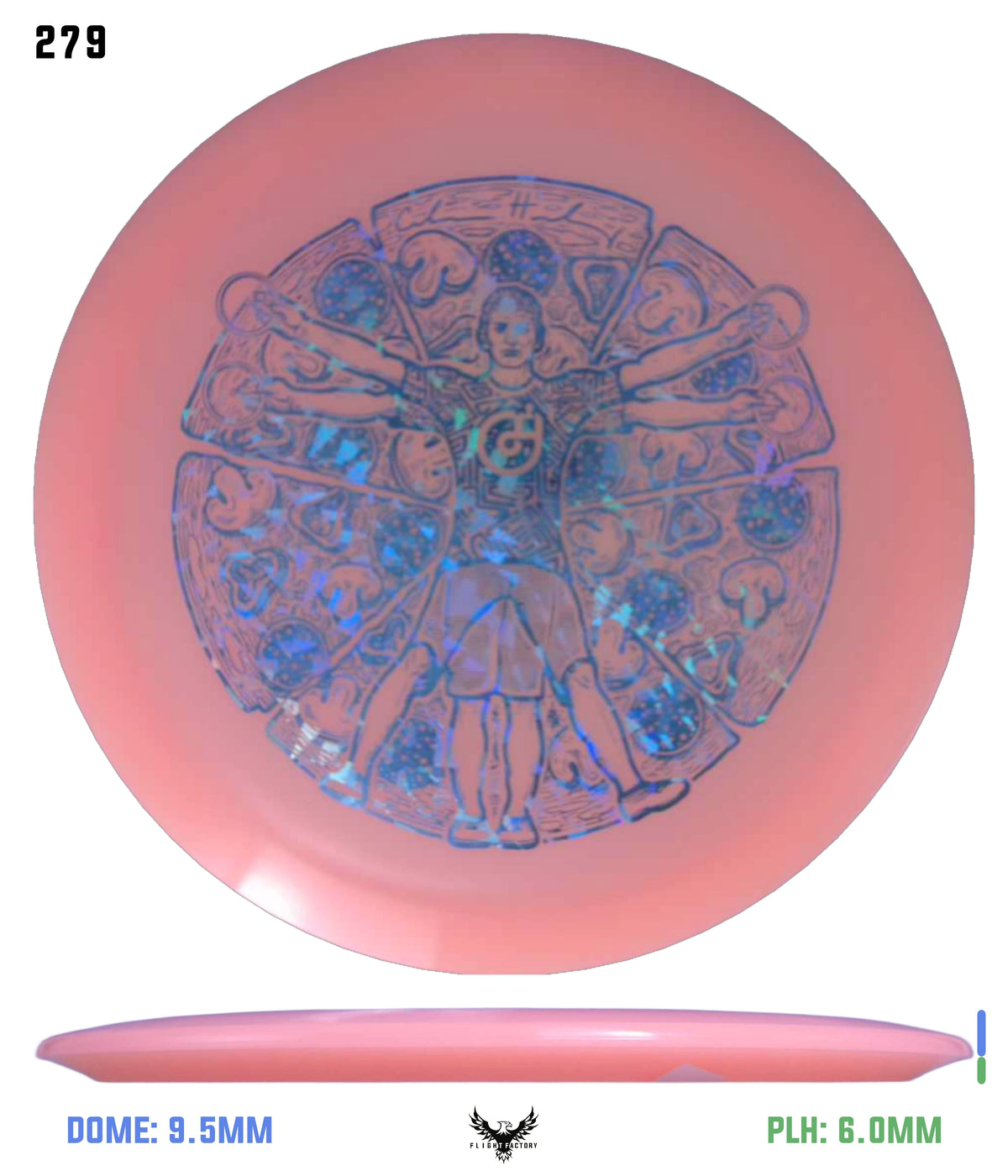 Millennium Quantum Lunar (Glow) Flat Top Vela - Vitruvian Vinny