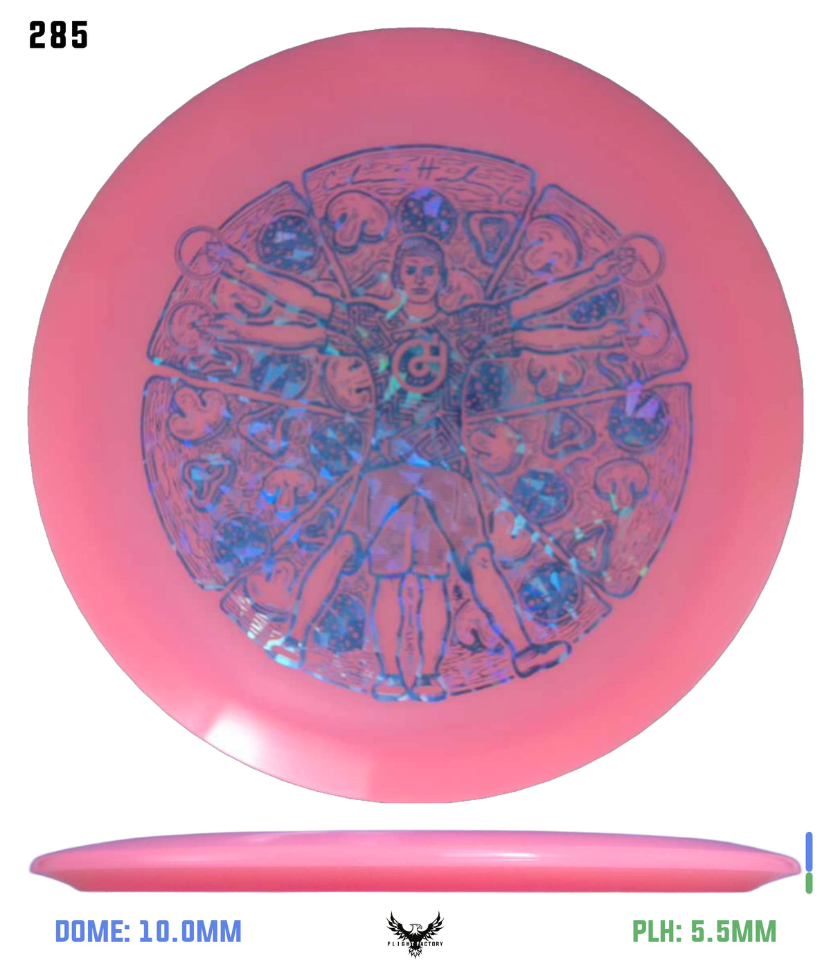Millennium Quantum Lunar (Glow) Flat Top Vela - Vitruvian Vinny