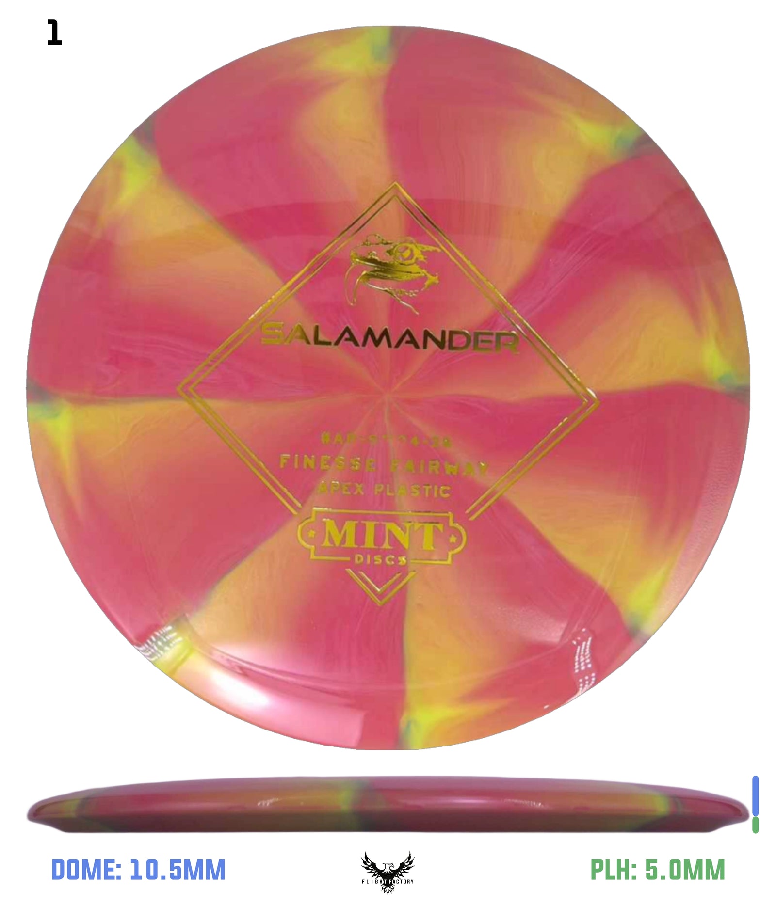 Mint Discs Apex Swirl Salamander