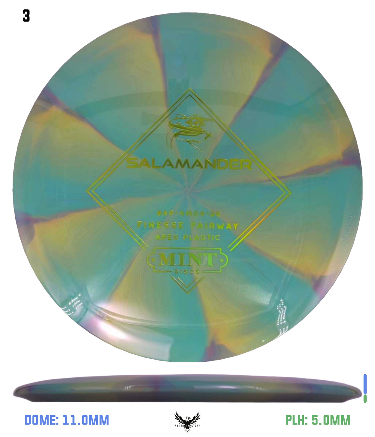 Mint Discs Apex Swirl Salamander